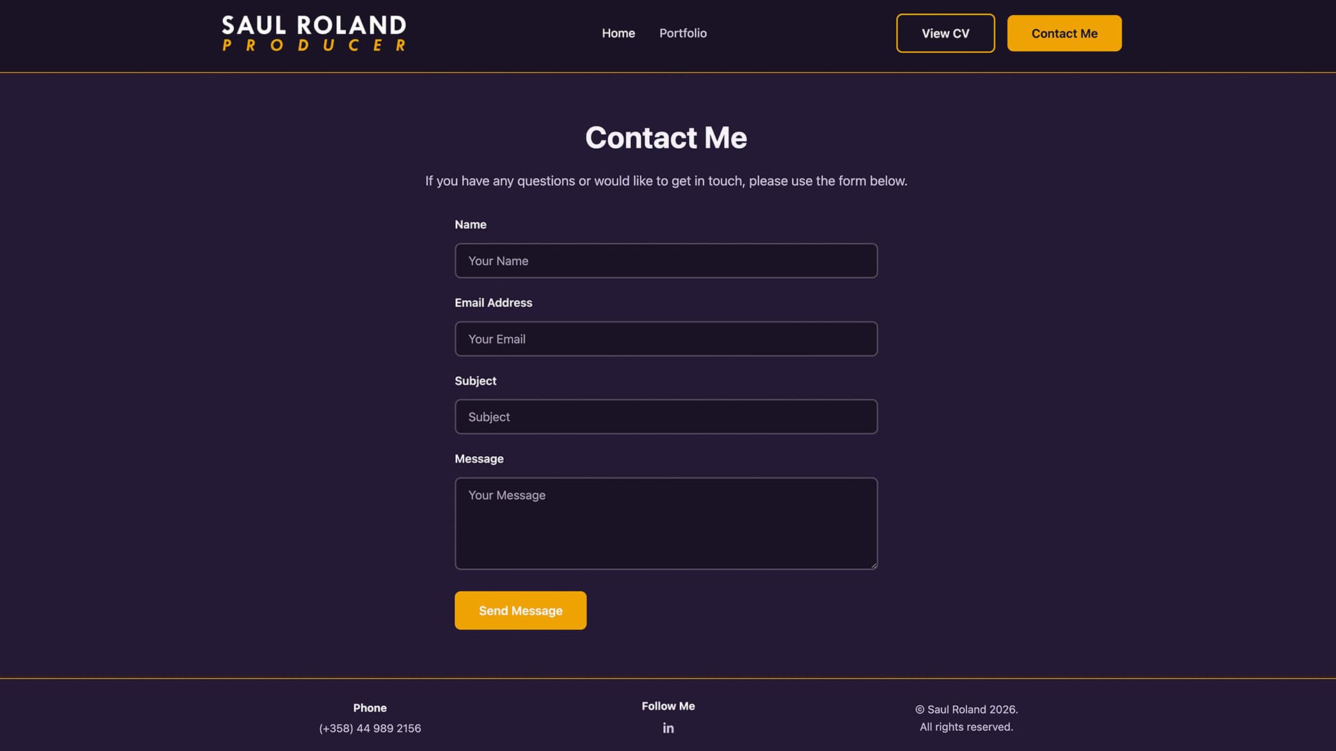 Portfolio Website - Image 3